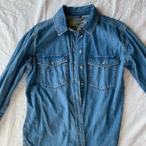 TopShop MOTO Denim Button Up